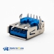 3.0 USB A Connector Right Angle 9 Pin Female DIP Type